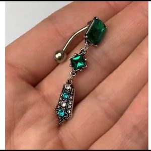 *Green Goblin Belly Ring💚